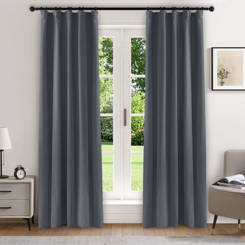 223 Soft Velvet Drape 100% Blackout for Home Theater - Cololeaf