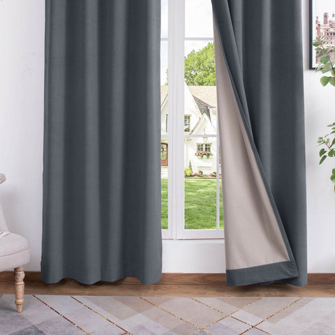 223 Soft Velvet Drape 100% Blackout for Home Theater - Cololeaf