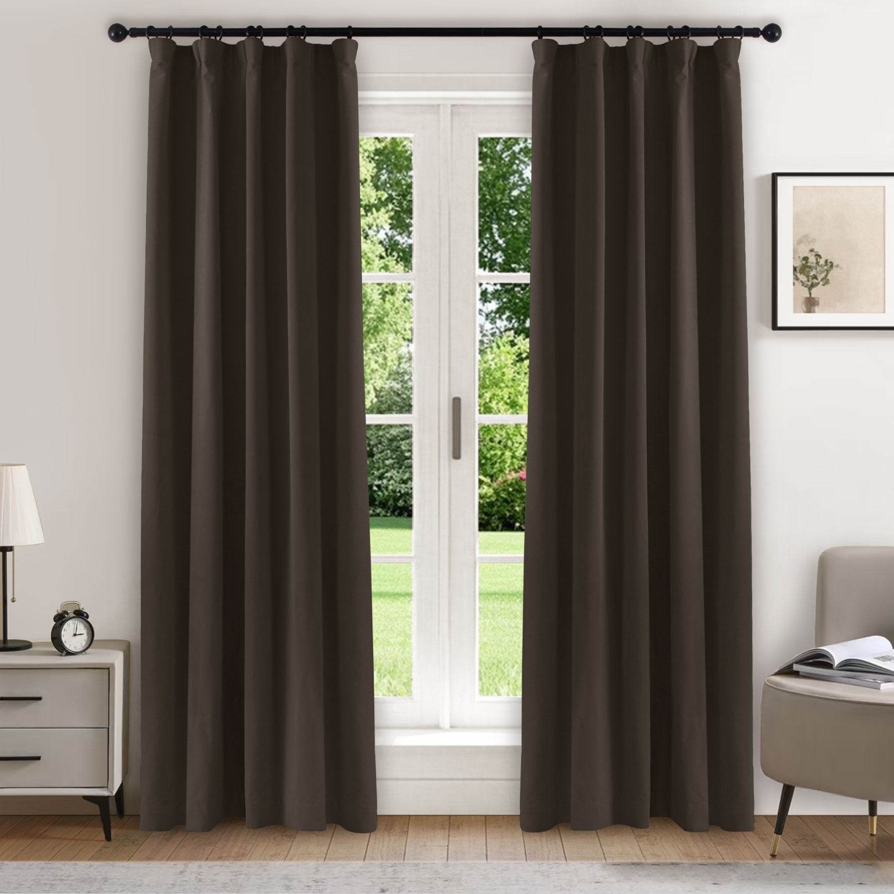 223 Soft Velvet Drape 100% Blackout for Home Theater - Cololeaf