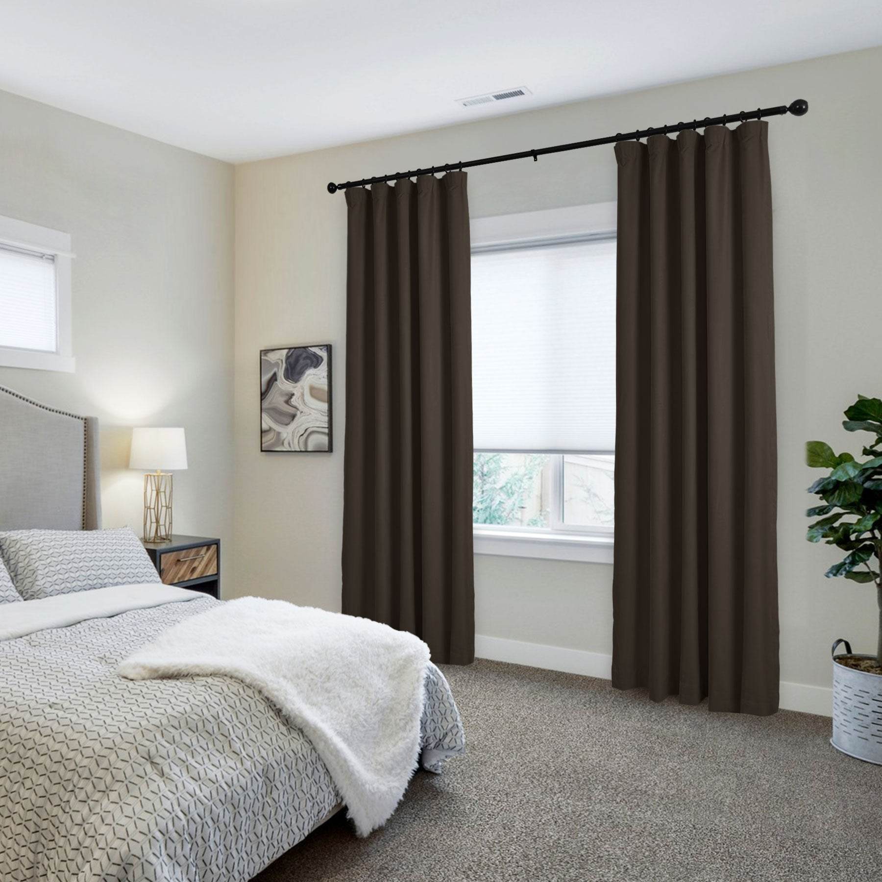223 Soft Velvet Drape 100% Blackout for Home Theater - Cololeaf