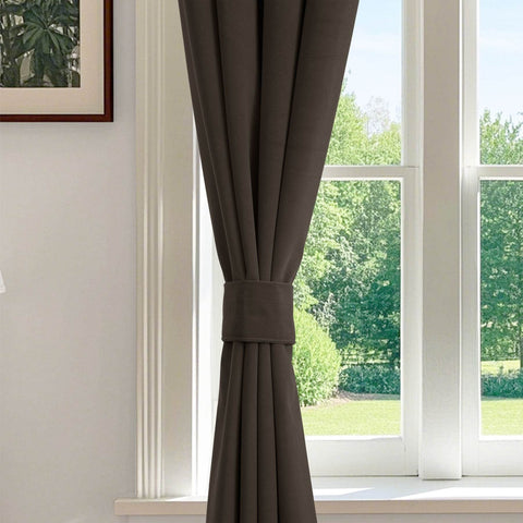 223 Premium 100% Blackout Velvet Drape 280gsm Pinch Pleat - Cololeaf