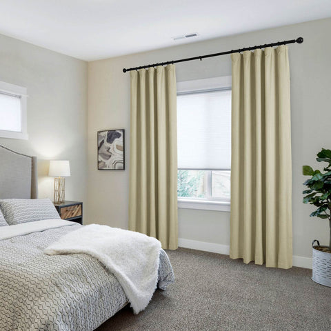 223 Soft Velvet Drape 100% Blackout for Home Theater - Cololeaf
