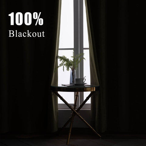 223 Premium 100% Blackout Velvet Drape 280gsm Pinch Pleat - Cololeaf