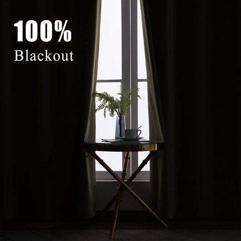 223 extralanger 100 % verdunkelnder Samtvorhang, 280 g/m² leichter Polyester, mit Ösen, 1 Paneel