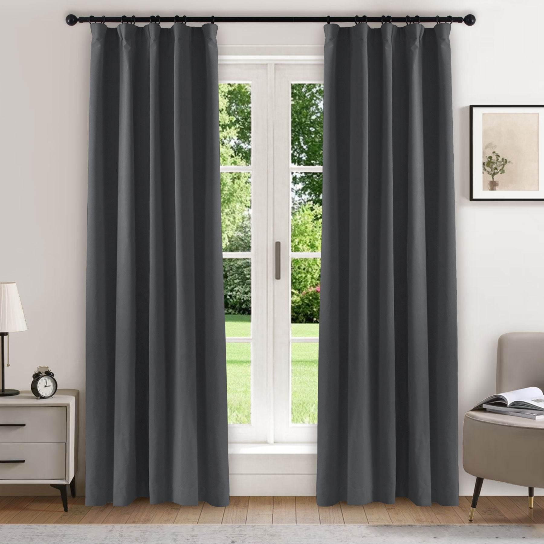 223 Soft Velvet Drape 100% Blackout for Home Theater - Cololeaf
