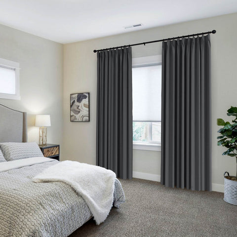 223 Premium 100% Blackout Velvet Drape 280gsm Pinch Pleat - Cololeaf