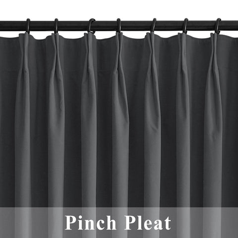 223 Premium 100% Blackout Velvet Drape 280gsm Pinch Pleat - Cololeaf