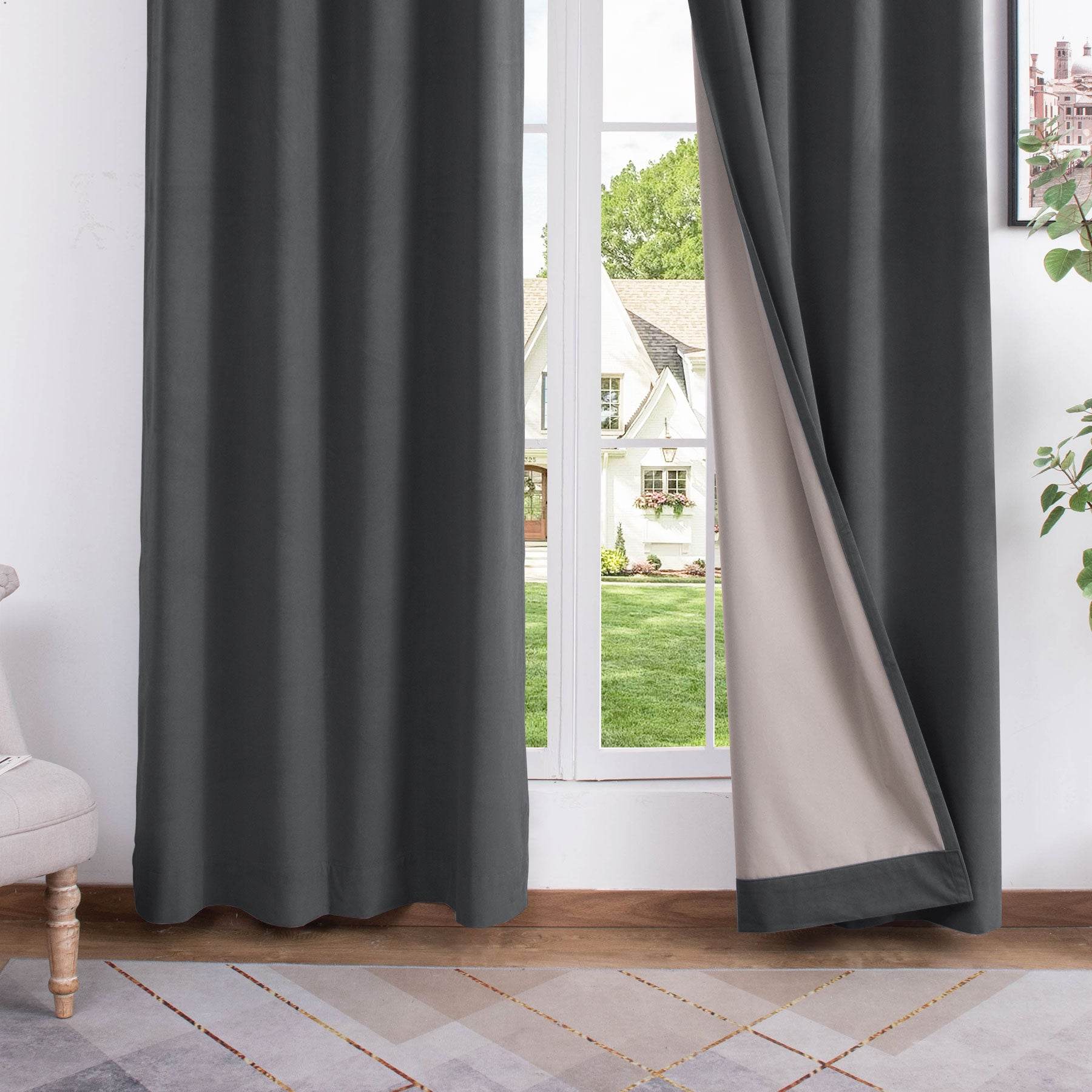 223 Premium 100% Blackout Velvet Drape 280gsm Pinch Pleat - Cololeaf