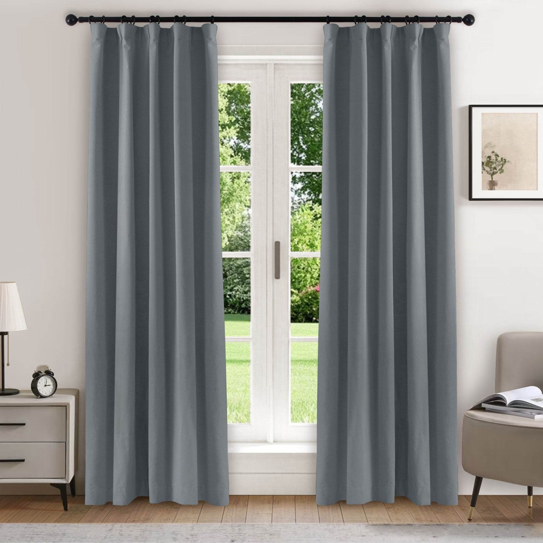 223 Soft Velvet Drape 100% Blackout for Home Theater - Cololeaf