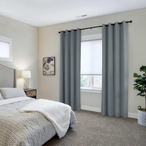 223 extralanger 100 % verdunkelnder Samtvorhang, 280 g/m² leichter Polyester, mit Ösen, 1 Paneel