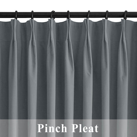223 Premium 100% Blackout Velvet Drape 280gsm Pinch Pleat - Cololeaf