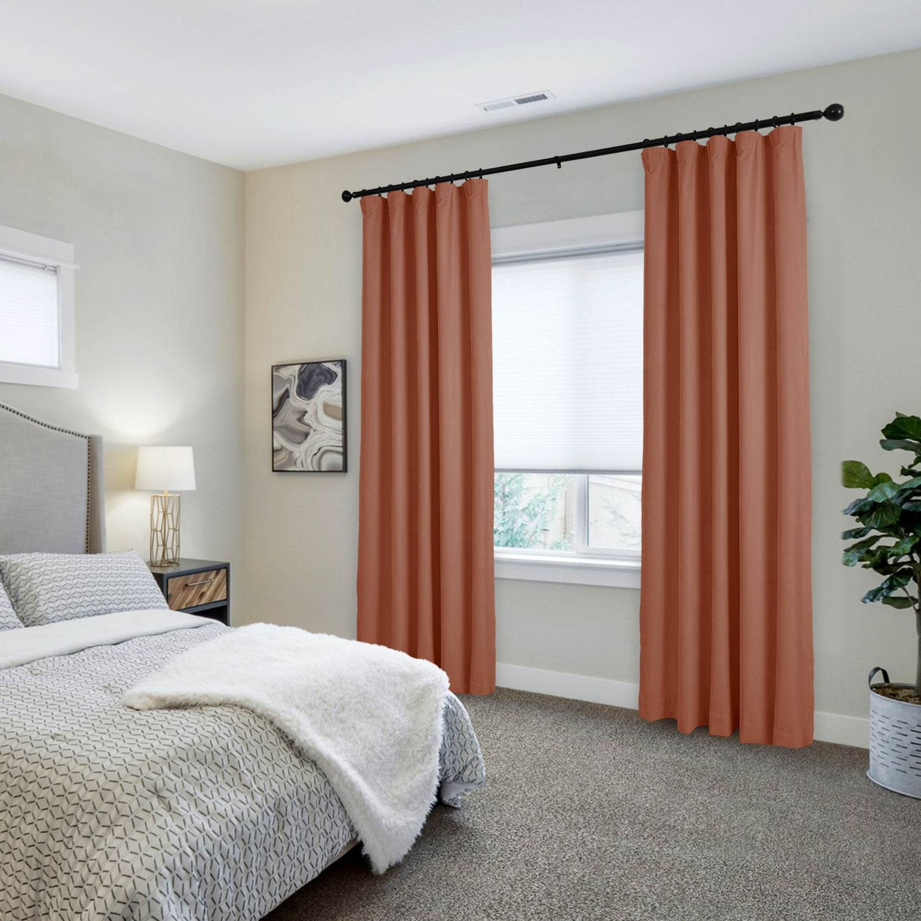 223 Soft Velvet Drape 100% Blackout for Home Theater - Cololeaf