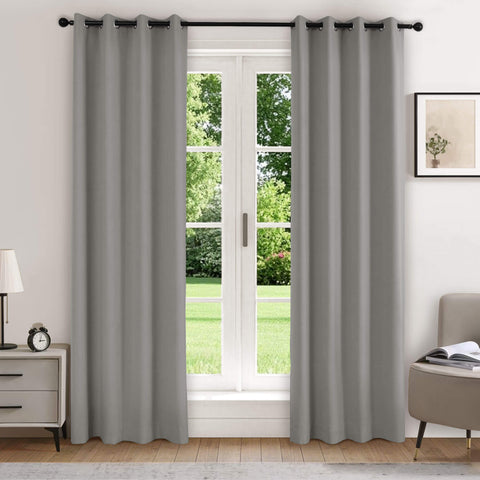 223 extralanger 100 % verdunkelnder Samtvorhang, 280 g/m² leichter Polyester, mit Ösen, 1 Paneel