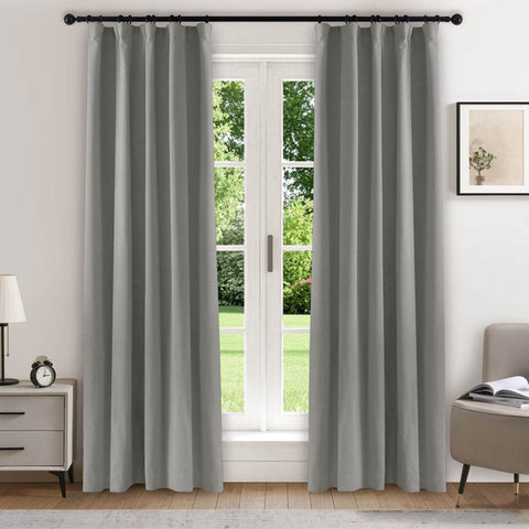 223 Soft Velvet Drape 100% Blackout for Home Theater - Cololeaf