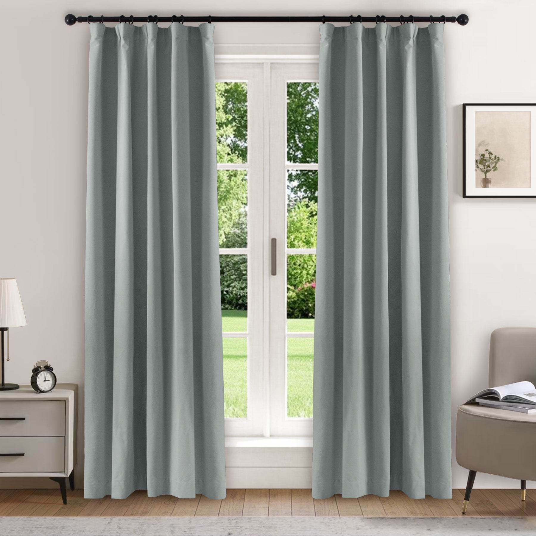 223 Soft Velvet Drape 100% Blackout for Home Theater - Cololeaf