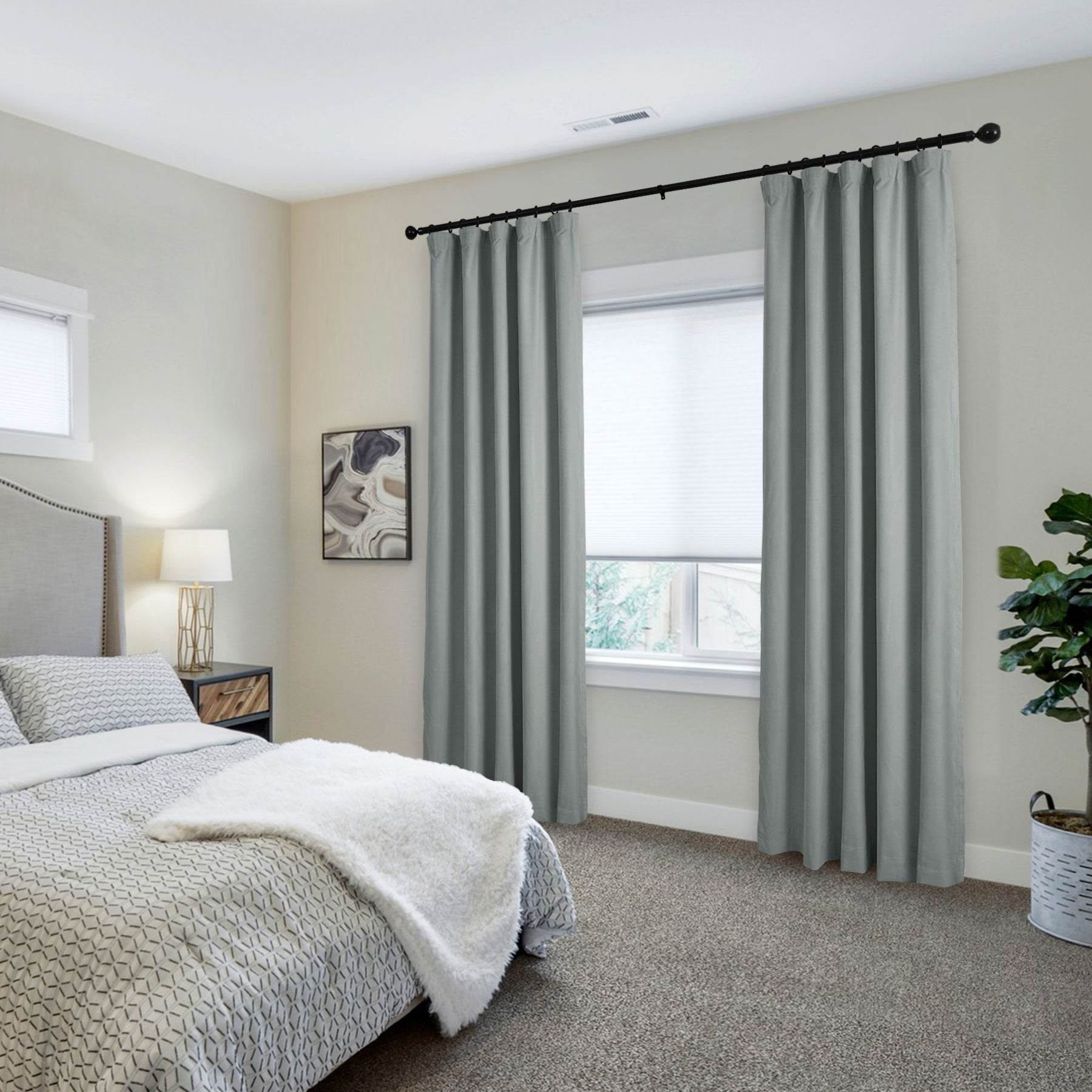223 Soft Velvet Drape 100% Blackout for Home Theater - Cololeaf