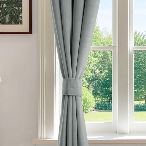 223 blickdichte Samtvorhänge, 100 % verdunkelnd, 280 g/m² Polyester, verschiedene Aufhängungen, 1 Paneel
