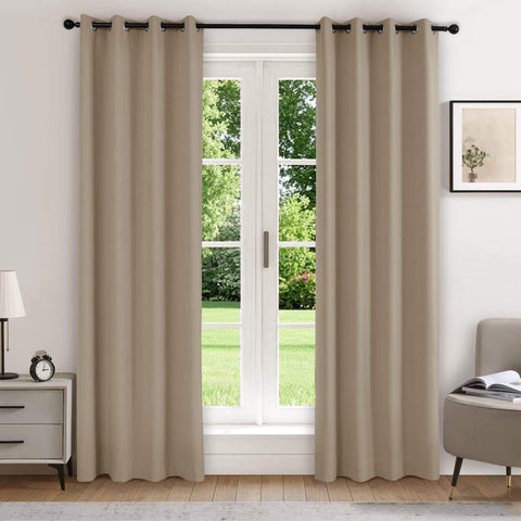 223 blickdichte Samtvorhänge, 100 % verdunkelnd, 280 g/m² Polyester, verschiedene Aufhängungen, 1 Paneel