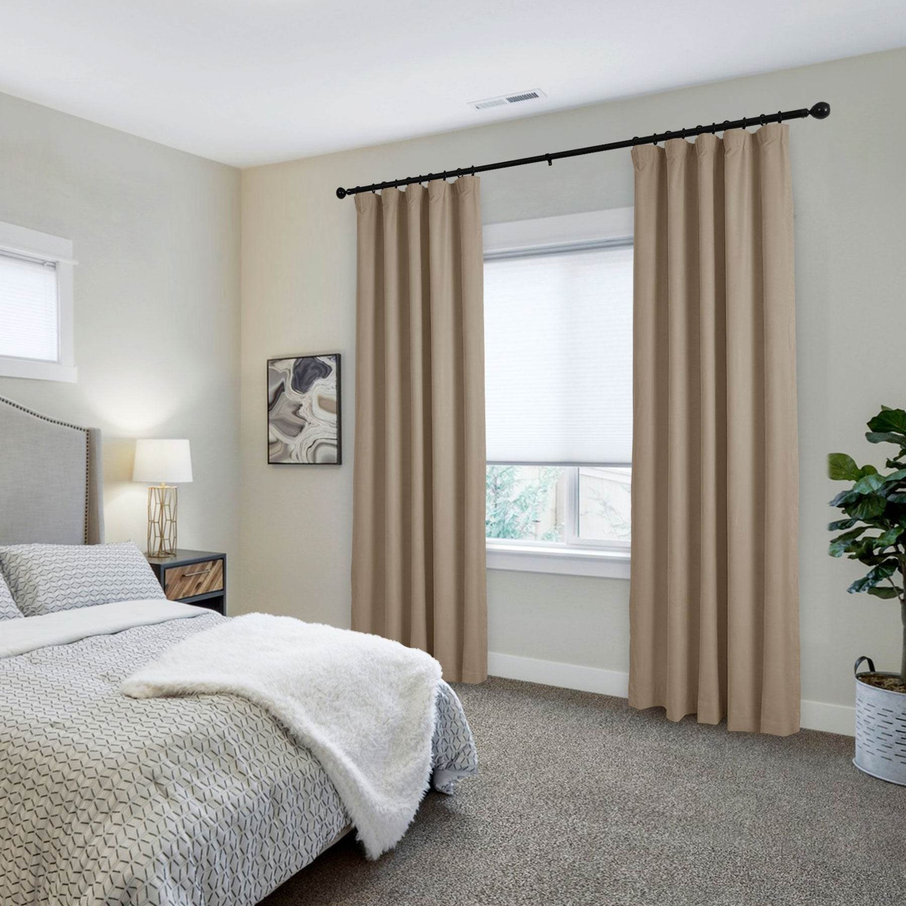 223 Soft Velvet Drape 100% Blackout for Home Theater - Cololeaf