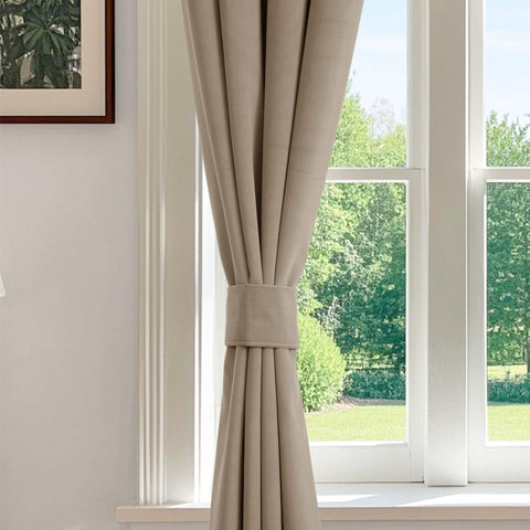 223 blickdichte Samtvorhänge, 100 % verdunkelnd, 280 g/m² Polyester, verschiedene Aufhängungen, 1 Paneel