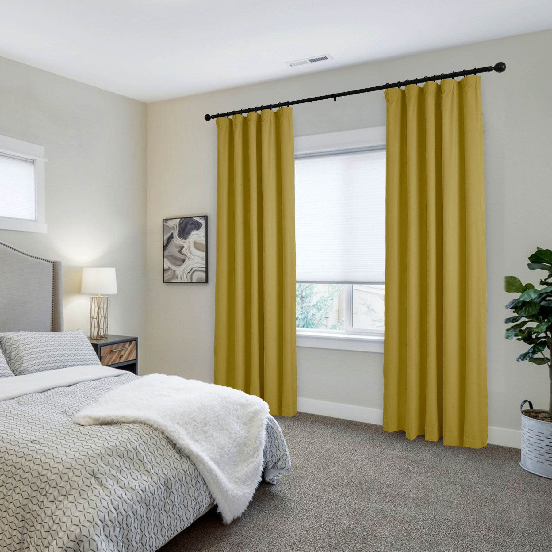 223 Soft Velvet Drape 100% Blackout for Home Theater - Cololeaf