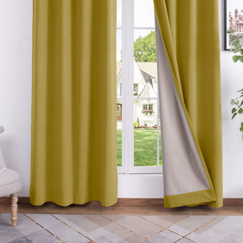 223 blickdichte Samtvorhänge, 100 % verdunkelnd, 280 g/m² Polyester, verschiedene Aufhängungen, 1 Paneel