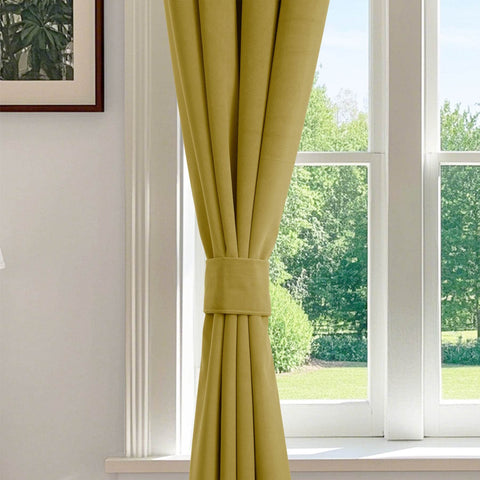223 Soft Velvet Drape 100% Blackout for Home Theater - Cololeaf