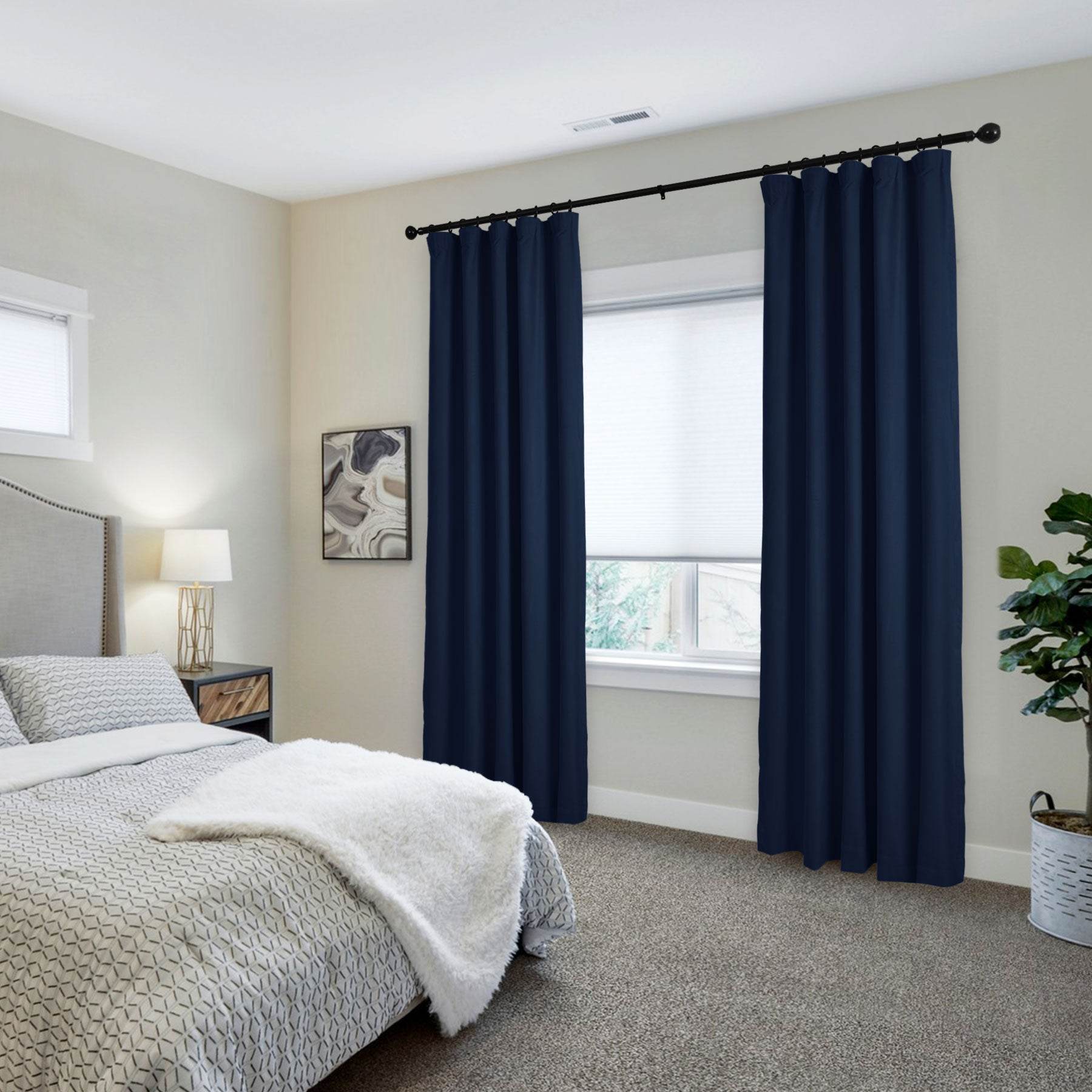 223 Soft Velvet Drape 100% Blackout for Home Theater - Cololeaf