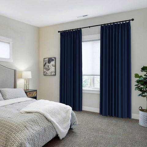 223 Premium 100% Blackout Velvet Drape 280gsm Pinch Pleat - Cololeaf