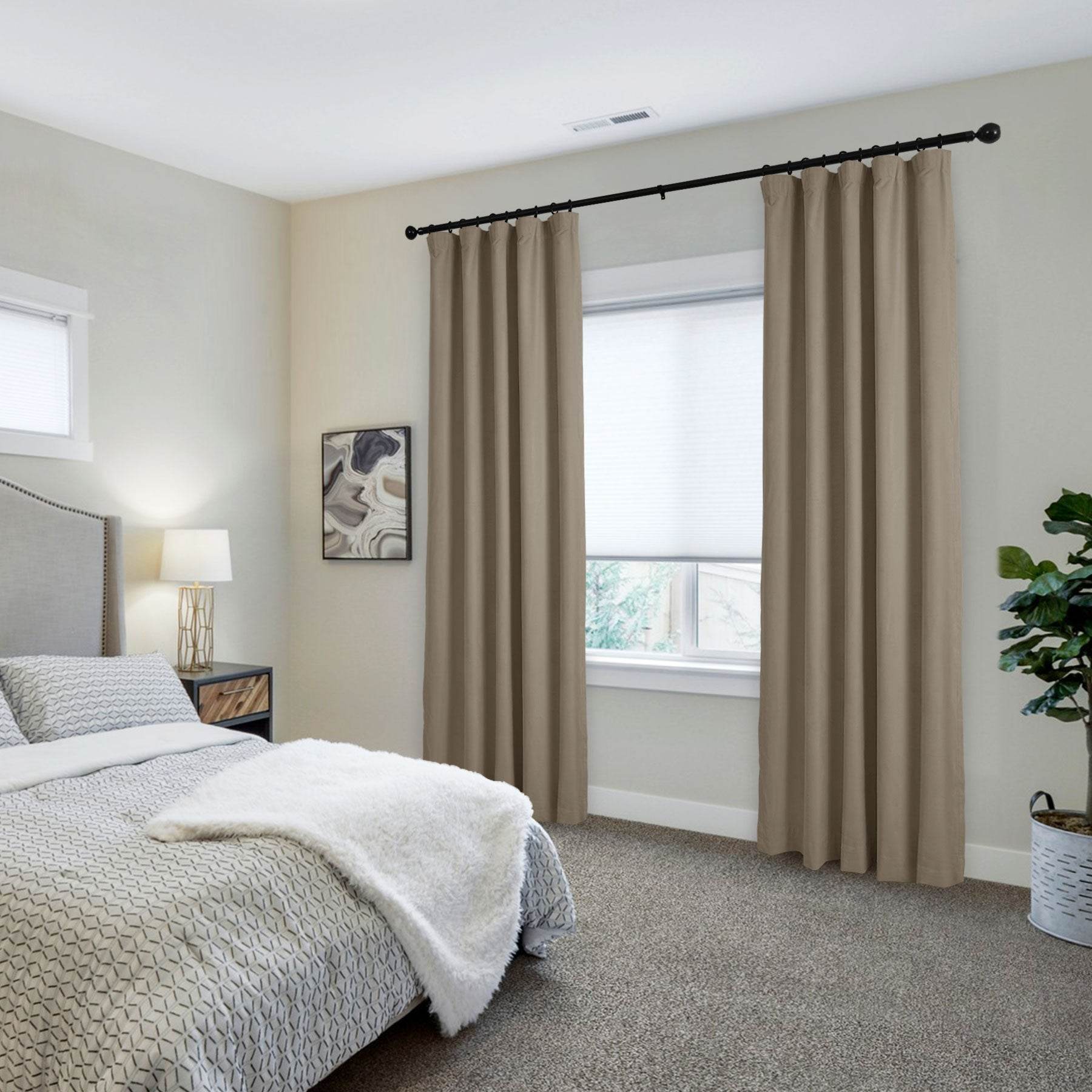 223 Soft Velvet Drape 100% Blackout for Home Theater - Cololeaf