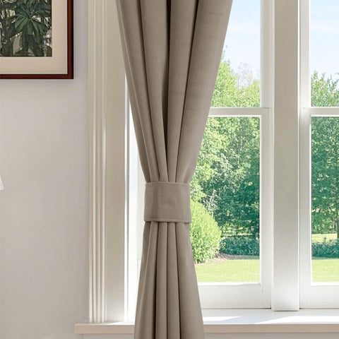 223 blickdichte Samtvorhänge, 100 % verdunkelnd, 280 g/m² Polyester, verschiedene Aufhängungen, 1 Paneel