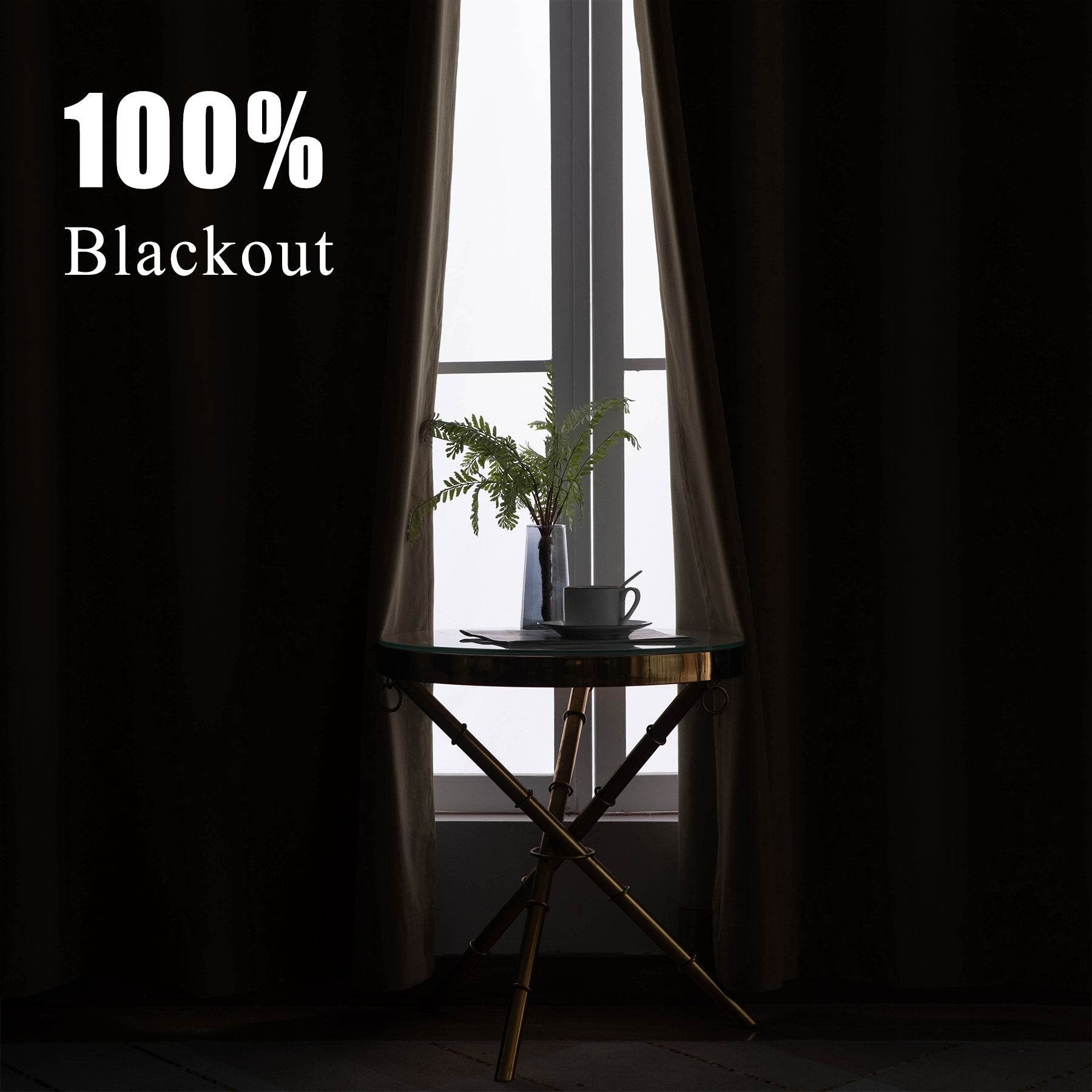 223 Premium 100% Blackout Velvet Drape 280gsm Pinch Pleat - Cololeaf
