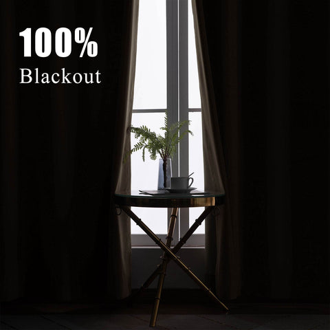 223 Premium 100% Blackout Velvet Drape 280gsm Pinch Pleat - Cololeaf