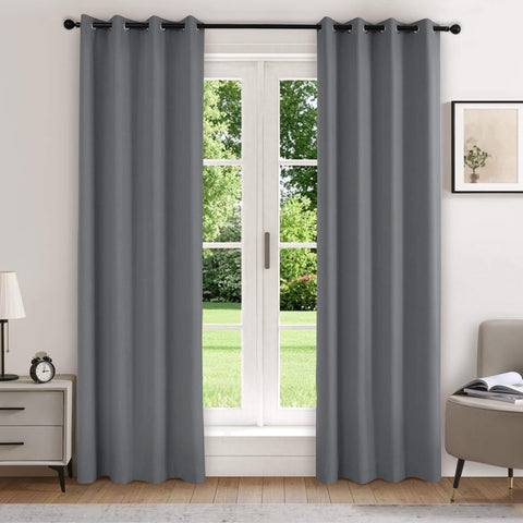 223 blickdichte Samtvorhänge, 100 % verdunkelnd, 280 g/m² Polyester, verschiedene Aufhängungen, 1 Paneel