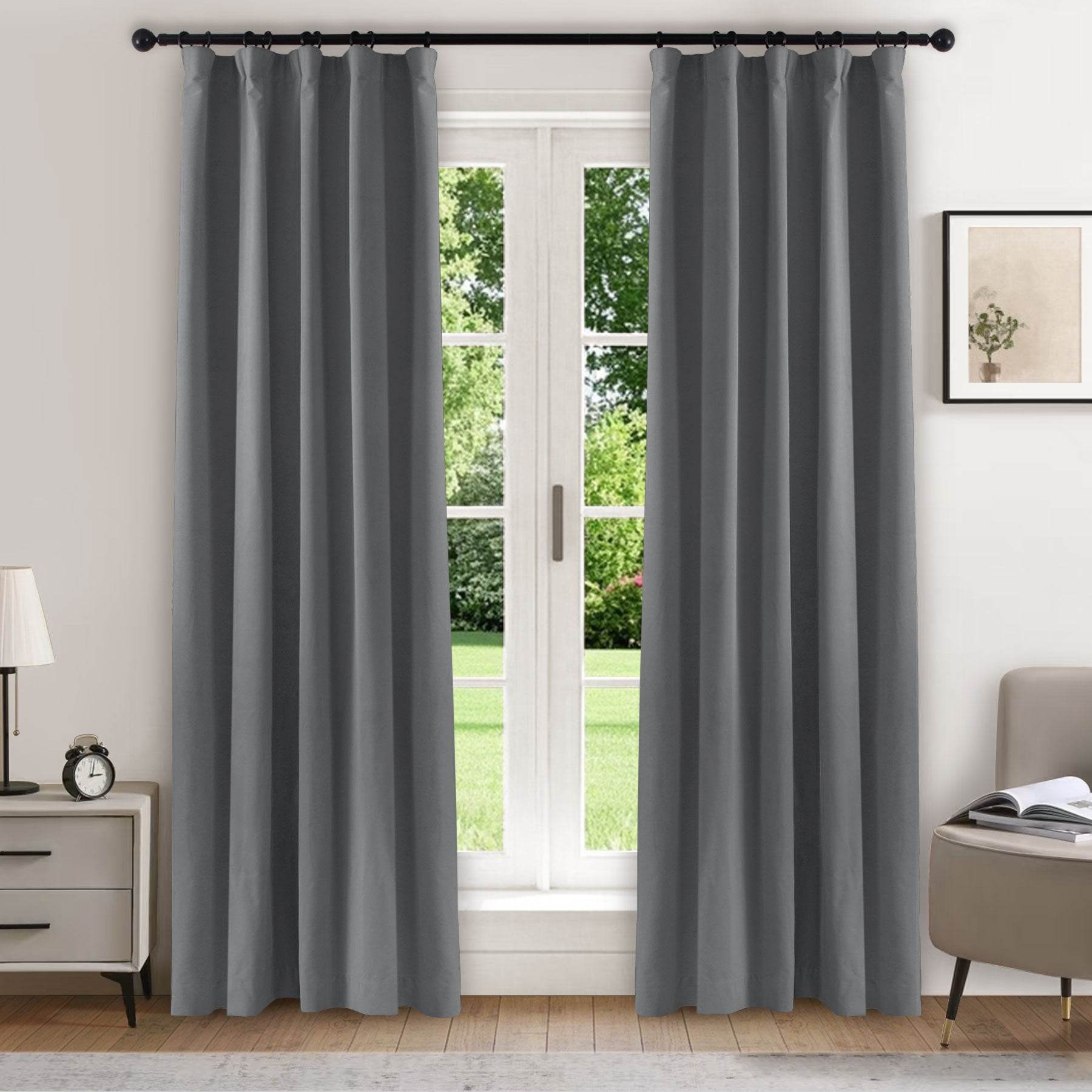 223 Soft Velvet Drape 100% Blackout for Home Theater - Cololeaf