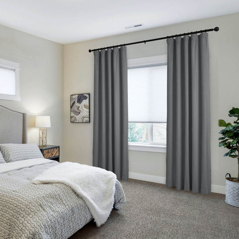 223 Soft Velvet Drape 100% Blackout for Home Theater - Cololeaf