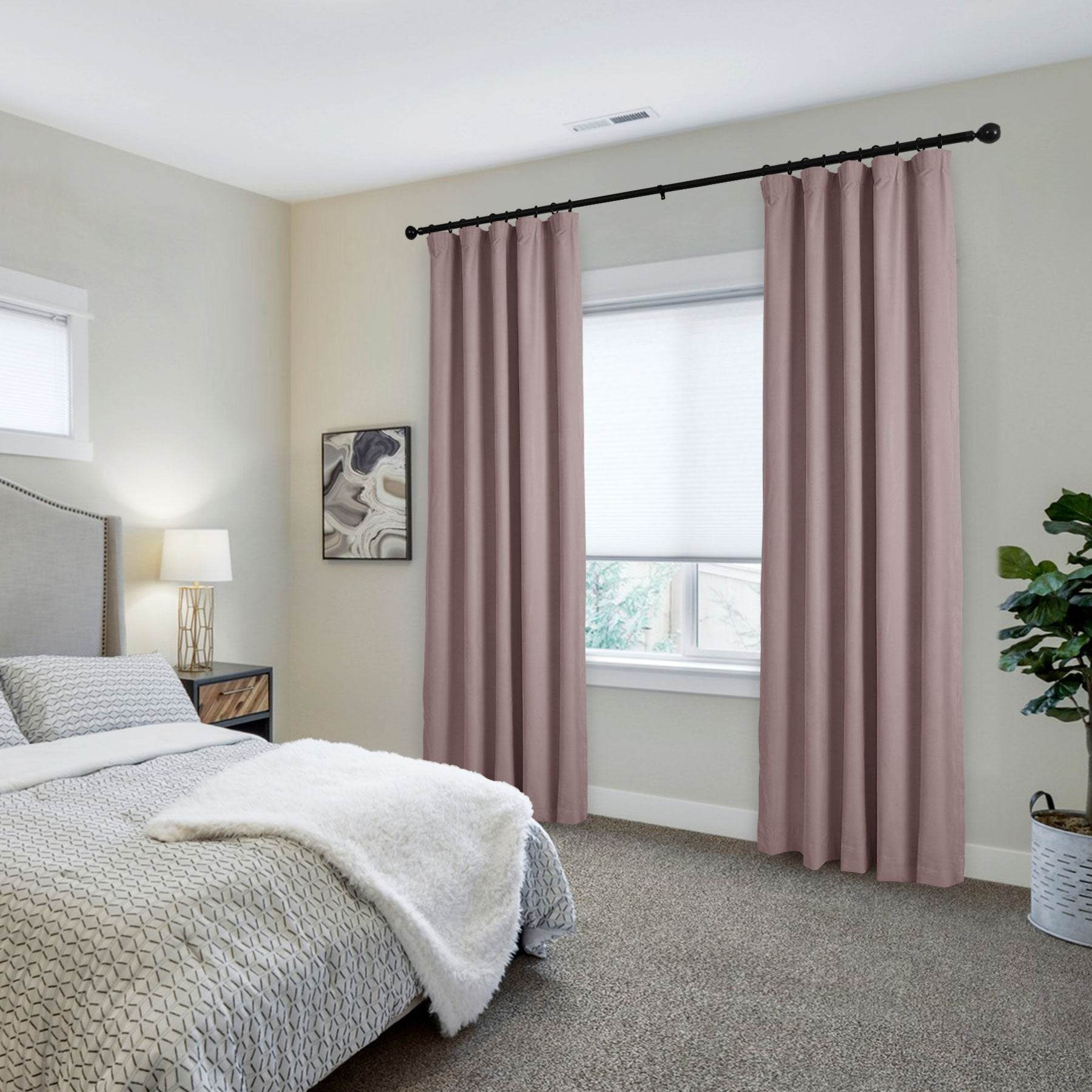 223 Soft Velvet Drape 100% Blackout for Home Theater - Cololeaf