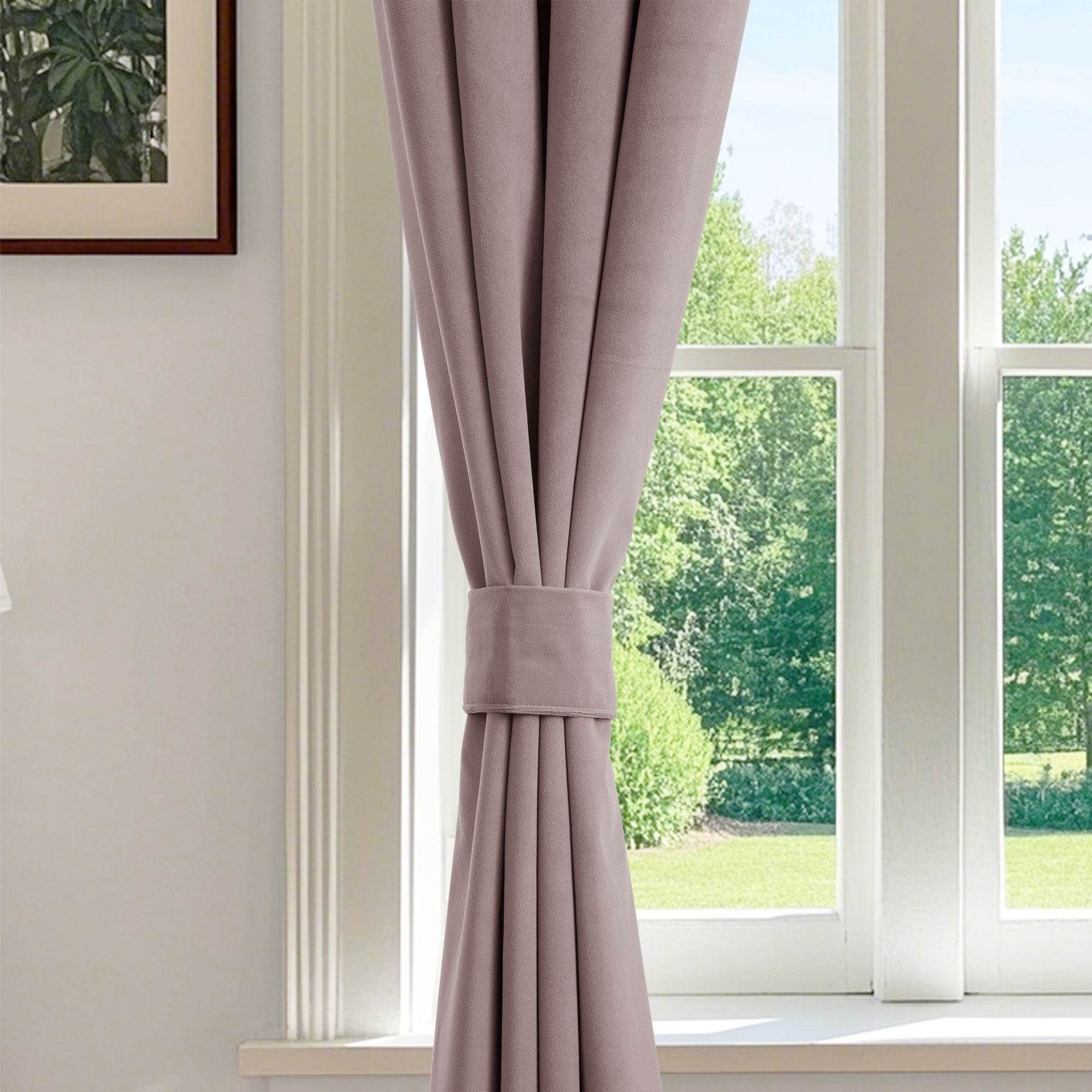223 Soft Velvet Drape 100% Blackout for Home Theater - Cololeaf