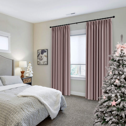 223 Premium 100% Blackout Velvet Drape 280gsm Pinch Pleat