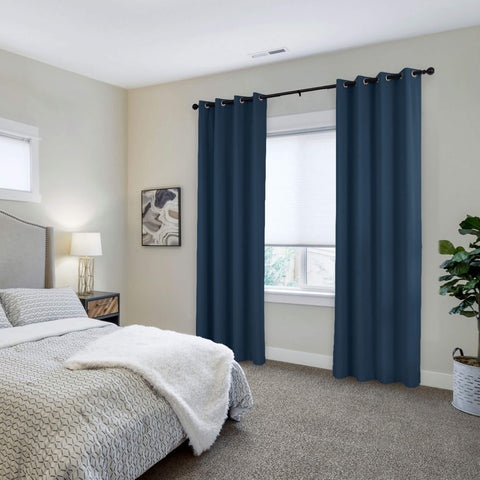 223 blickdichte Samtvorhänge, 100 % verdunkelnd, 280 g/m² Polyester, verschiedene Aufhängungen, 1 Paneel