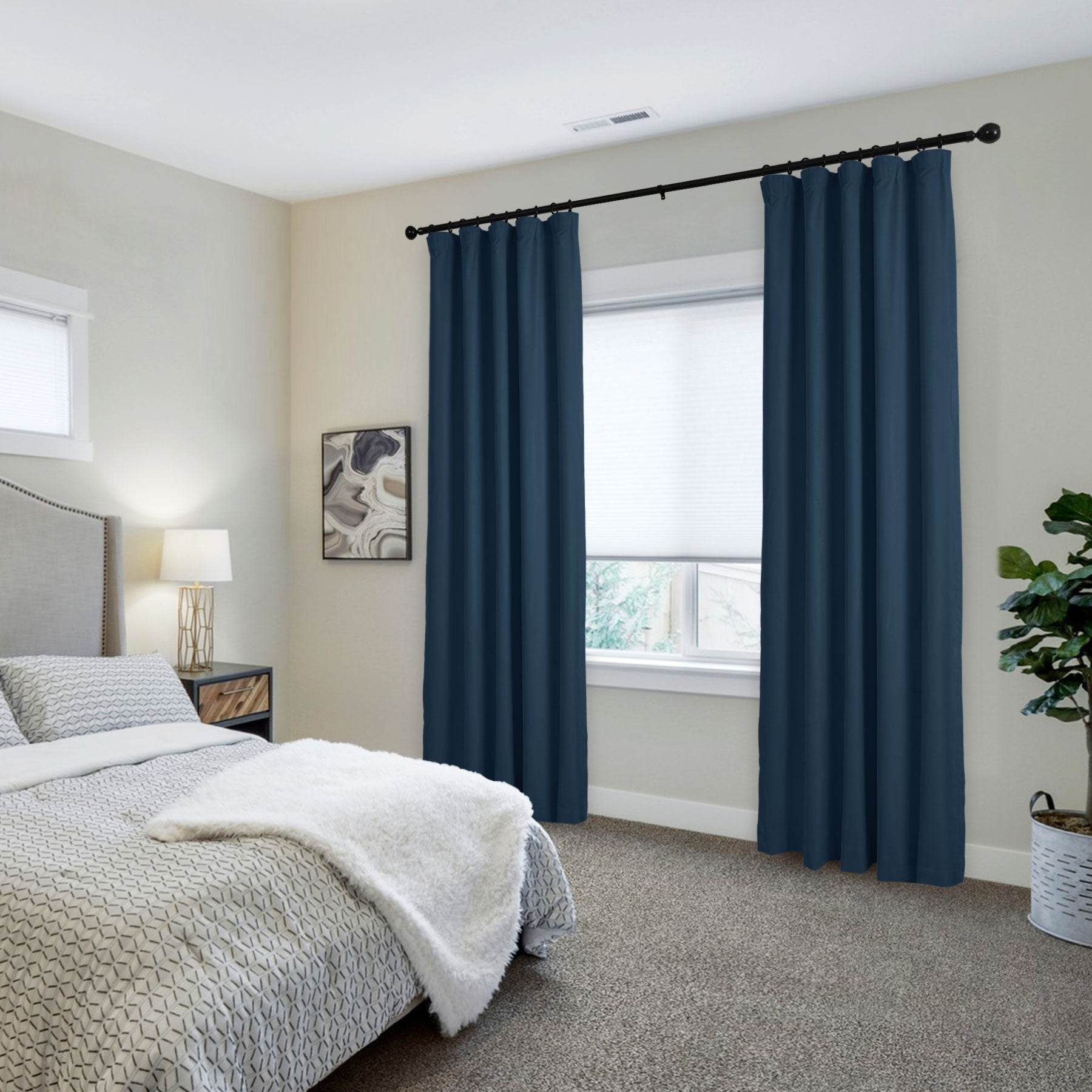 223 Soft Velvet Drape 100% Blackout for Home Theater - Cololeaf