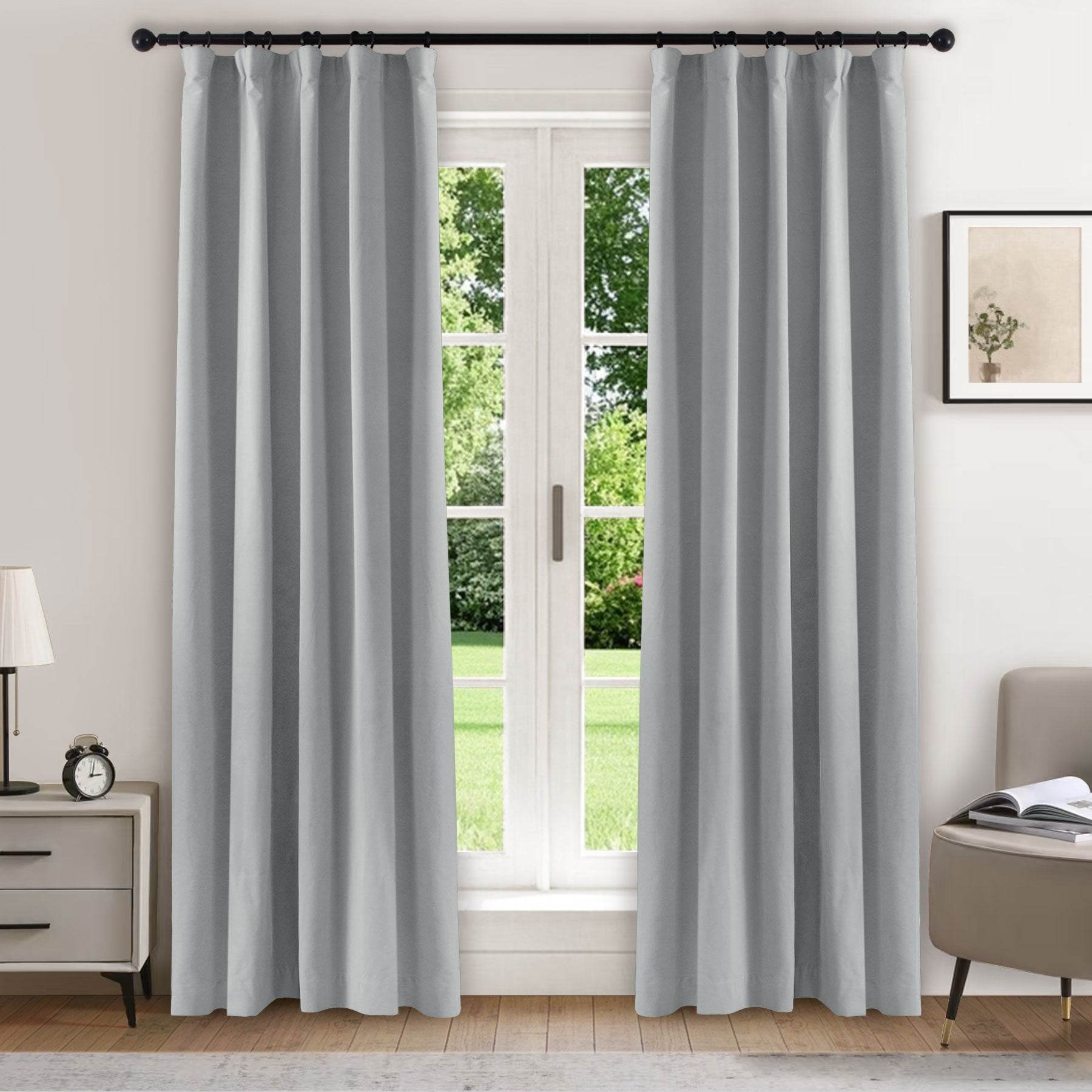 223 Soft Velvet Drape 100% Blackout for Home Theater - Cololeaf