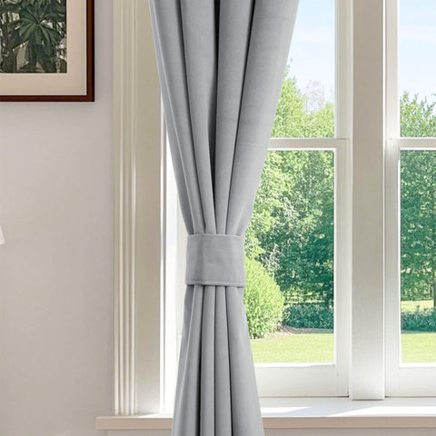 223 blickdichte Samtvorhänge, 100 % verdunkelnd, 280 g/m² Polyester, verschiedene Aufhängungen, 1 Paneel