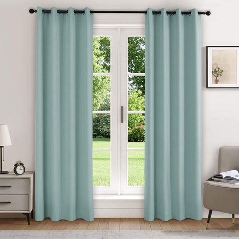 223 extralanger 100 % verdunkelnder Samtvorhang, 280 g/m² leichter Polyester, mit Ösen, 1 Paneel