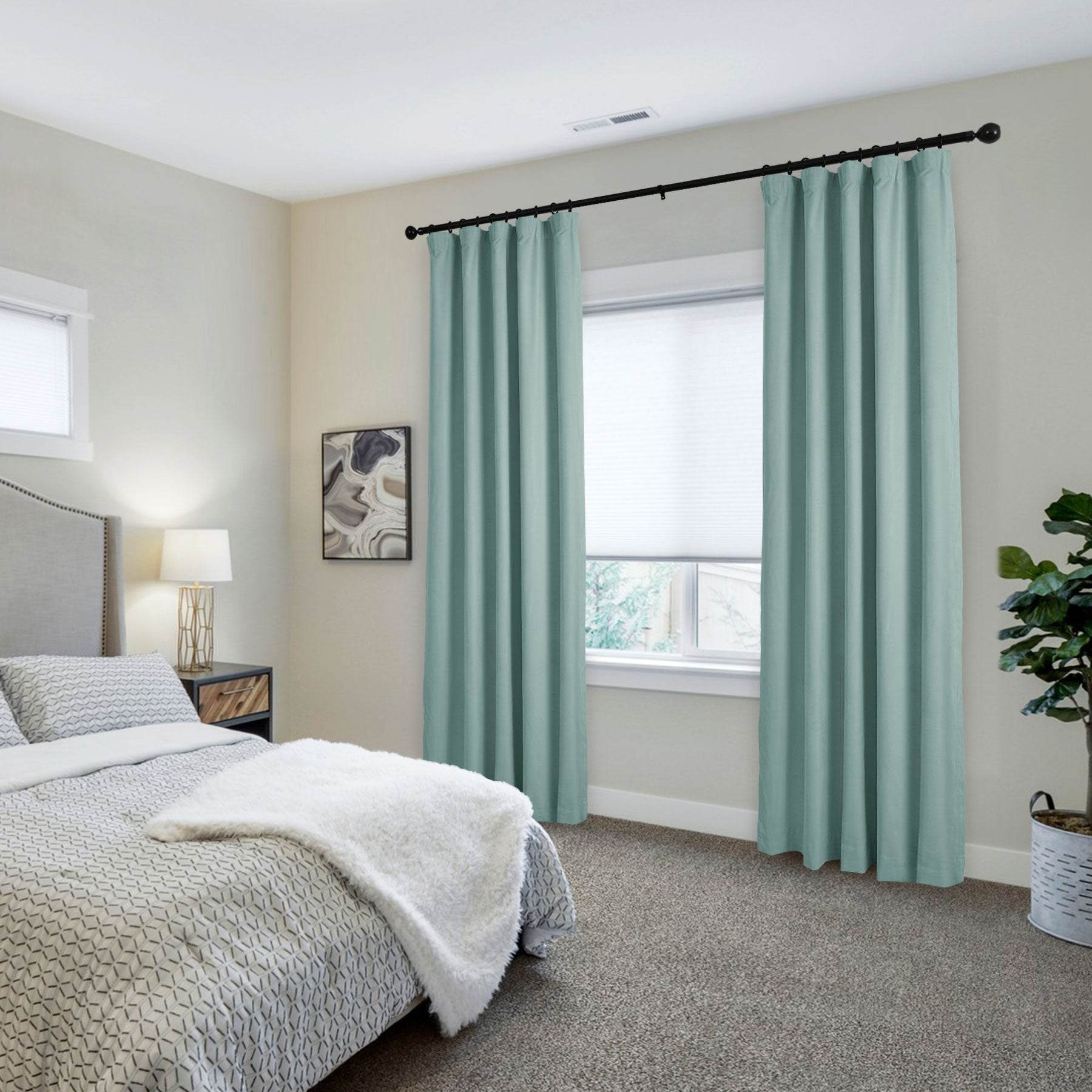 223 Soft Velvet Drape 100% Blackout for Home Theater - Cololeaf