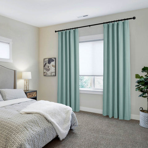 223 Soft Velvet Drape 100% Blackout for Home Theater - Cololeaf