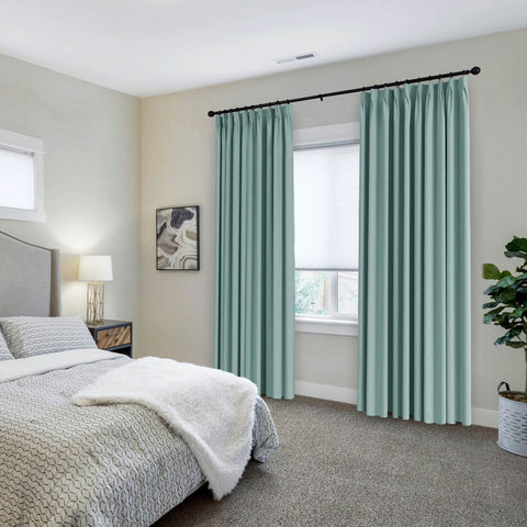 223 Premium 100% Blackout Velvet Drape 280gsm Pinch Pleat - Cololeaf