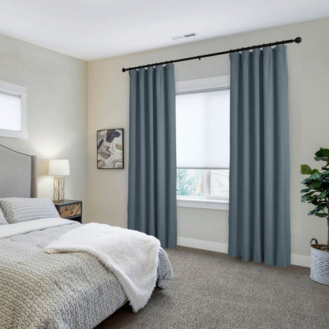 223 Soft Velvet Drape 100% Blackout for Home Theater - Cololeaf