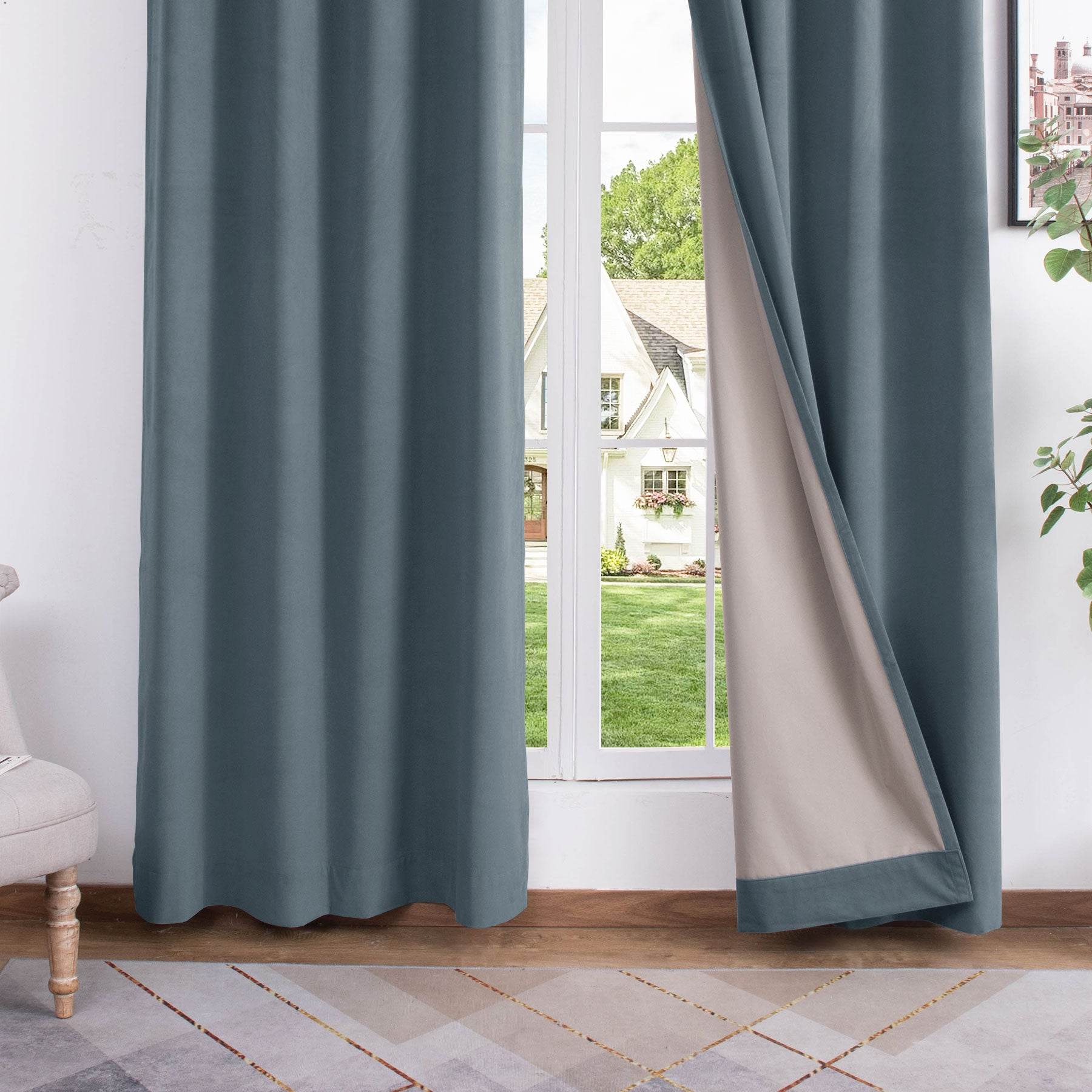 223 Premium 100% Blackout Velvet Drape 280gsm Pinch Pleat - Cololeaf