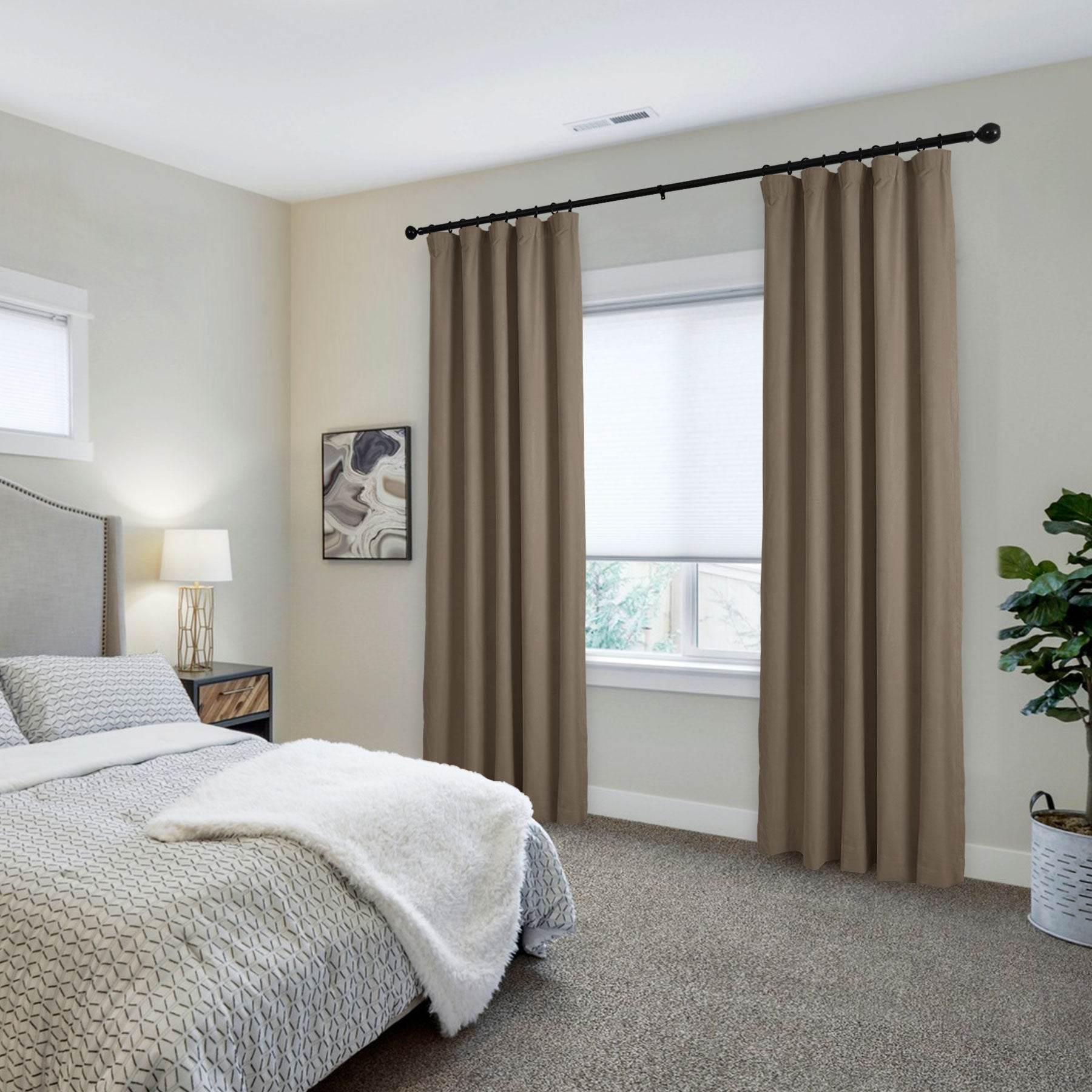 223 Soft Velvet Drape 100% Blackout for Home Theater - Cololeaf